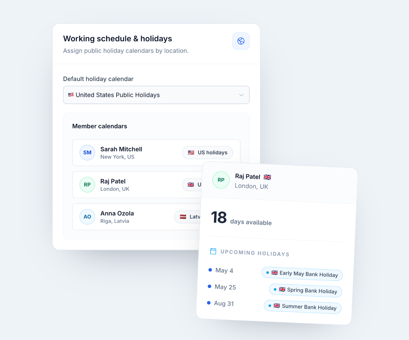 Cala HQ worldwide leave profile comparison